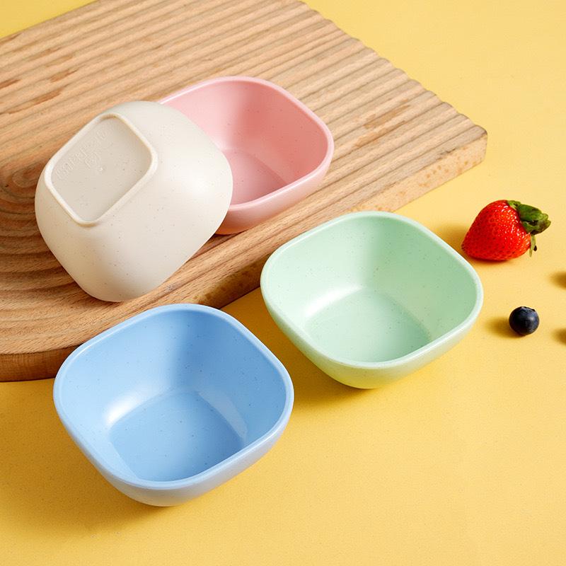 Thick Square Solid Color Vinegar & Soy Sauce Dipping Dish