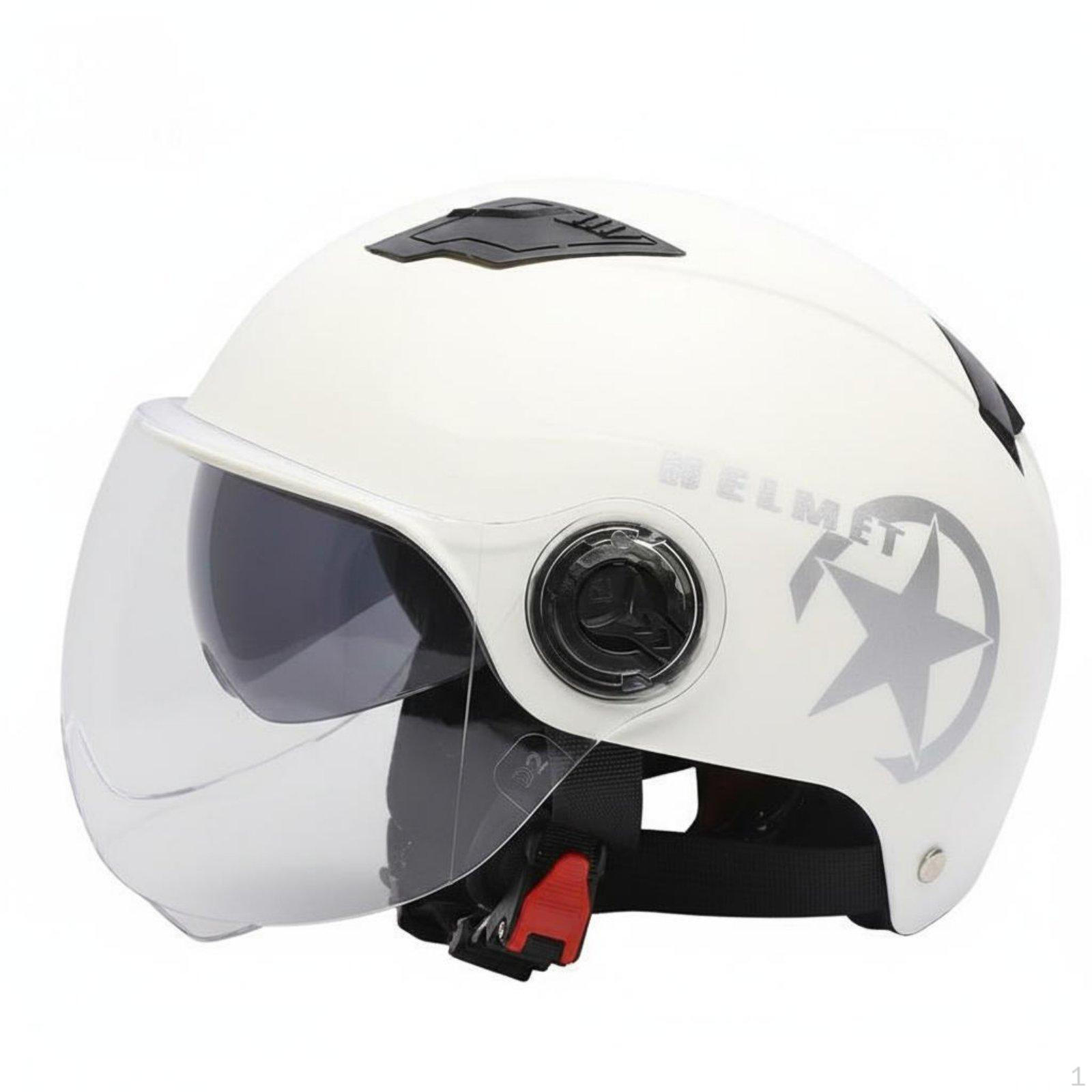 Electric Bike Half Helmet 3C Certified Summer with Sun Visor Breathable ImpactAbsorbing