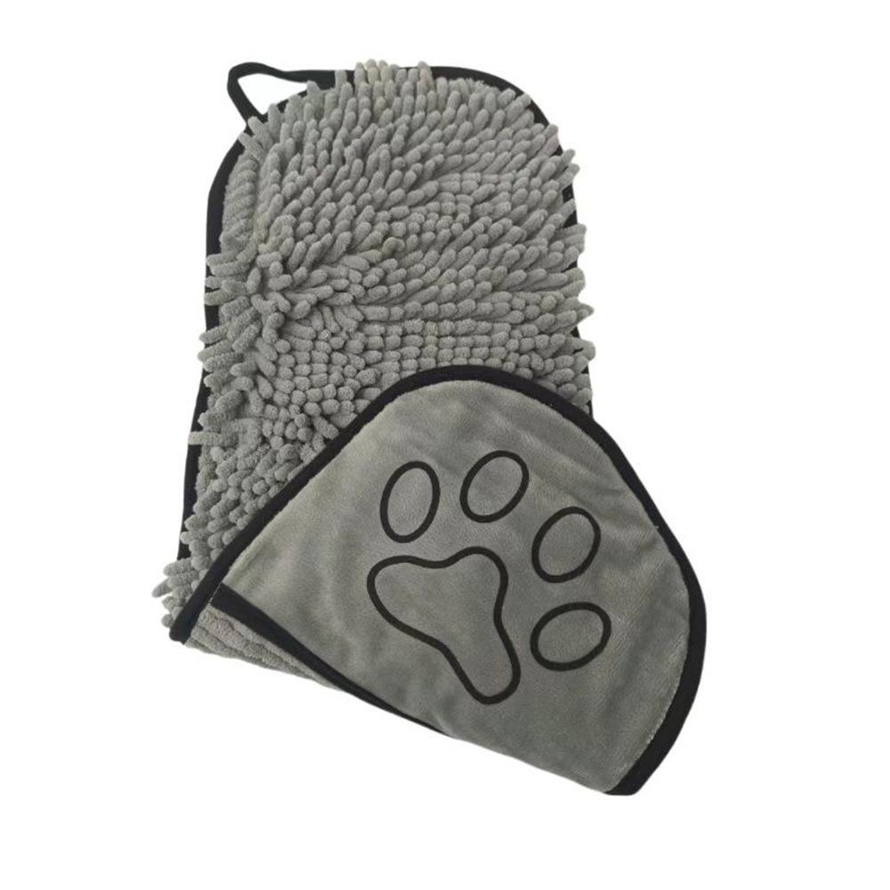 Microfiber Quick-Dry Pet Towel - Chenille for Dogs & Cats