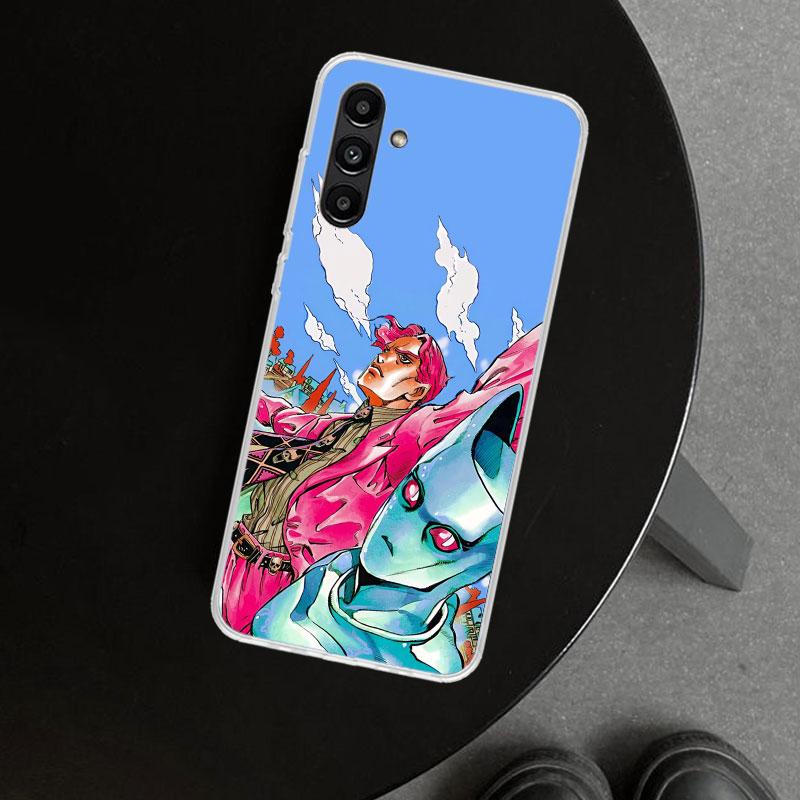JoJo Kira Yoshikage Killer Queen Phone Case Cover for Samsung Galaxy A17 A16 A26 A36 A56 A57 A37 A15 A25 A35 A55 A14 A24 A34 A54