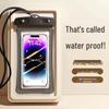 Waterproof Touchscreen Phone Pouch for Swimming and Riding - Sealed Underwater Storage Case