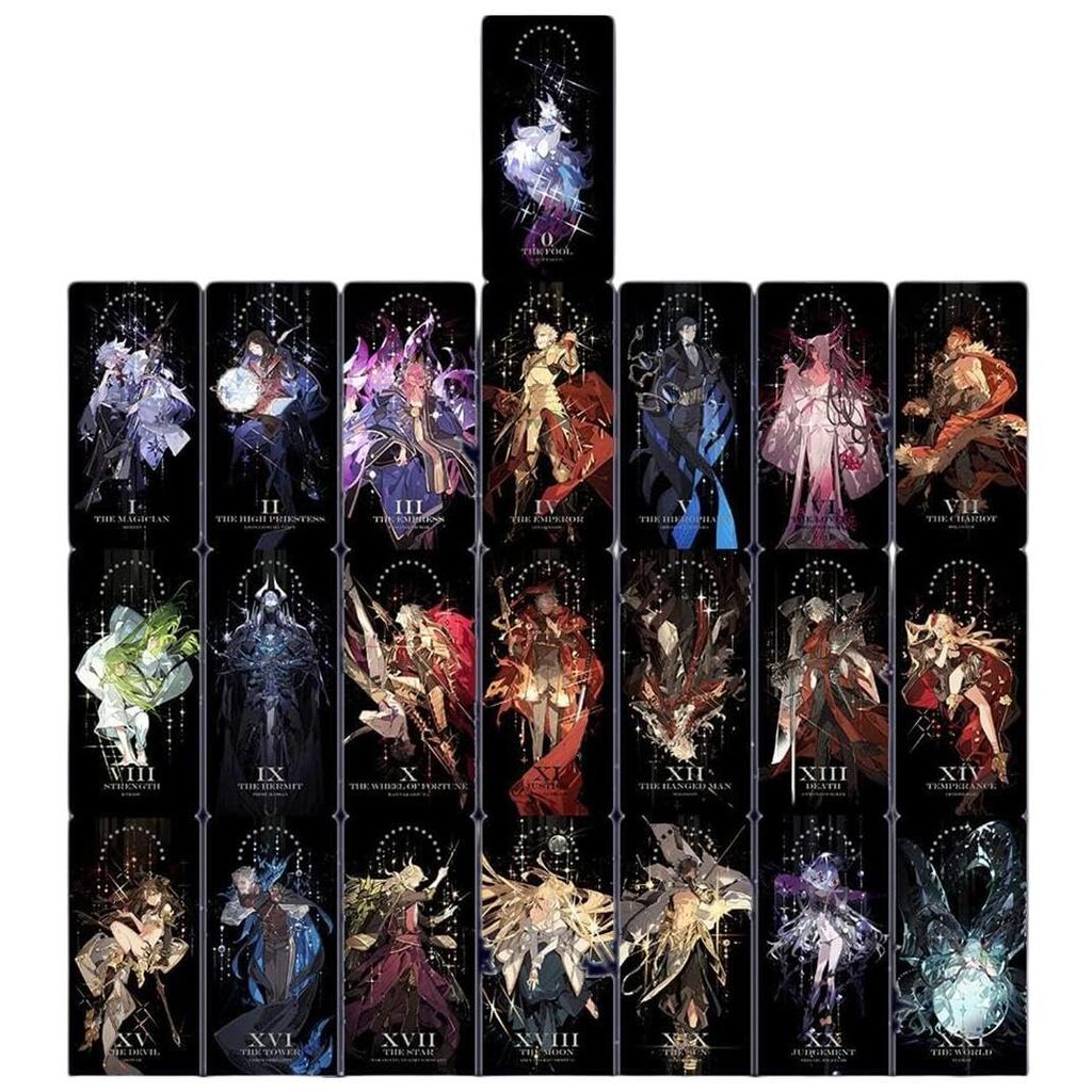 Compatible Fate Tarot Cards FGO Grand Order Anime 23 Pieces Cosplay Props Board Game (23 Cards) Parallel Import