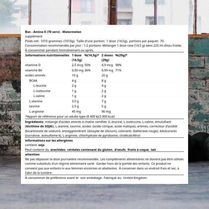 BSN Nutrition Essentielle Aminosäuren - Amino X - Wassermelone 1015g