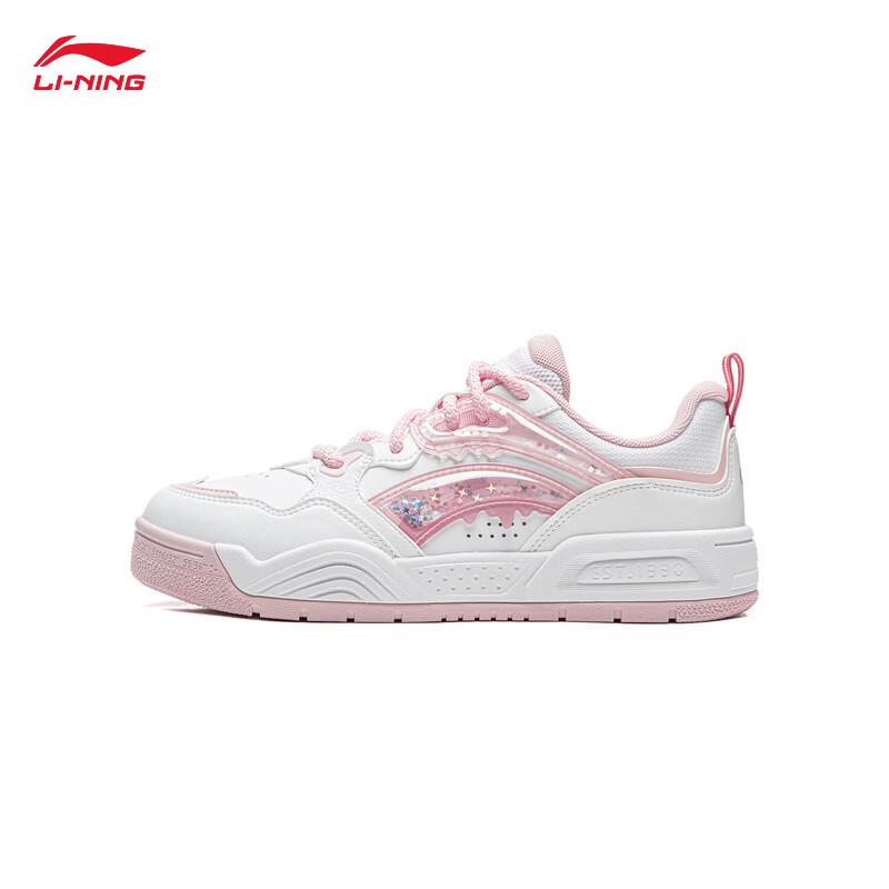 Li-Ning Youth Girls Shock-Absorbing Casual Skate Shoes YKCW038 36