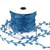 Polyester Leaf Lace for DIY Clothing, Jewelry, Wreath, and Rattan Bag Decorations