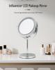 Stylish Double-Sided LED Makeup Mirror with Magnification