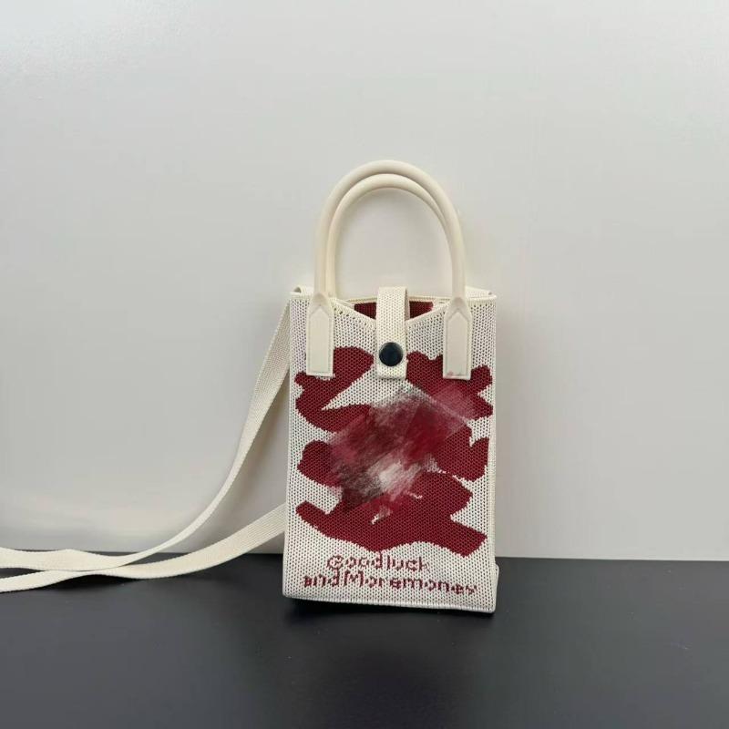 New holiday knitted mobile phone bag New 2 Fa Cai series personalized versatile messenger bag high-end bag