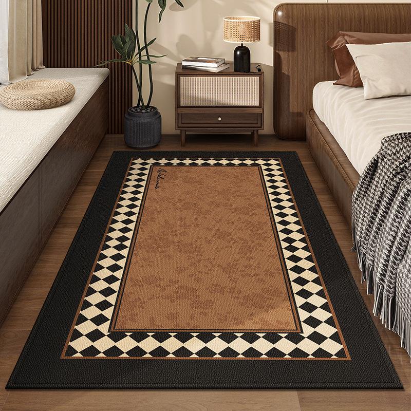 Bedroom Carpet Easy To Maintain Chinese Classical Style Dirt Resistant Carpet Household Bedside Carpet