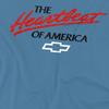 Chevrolet Unisex Adult Heartbeat Of America T-Shirt