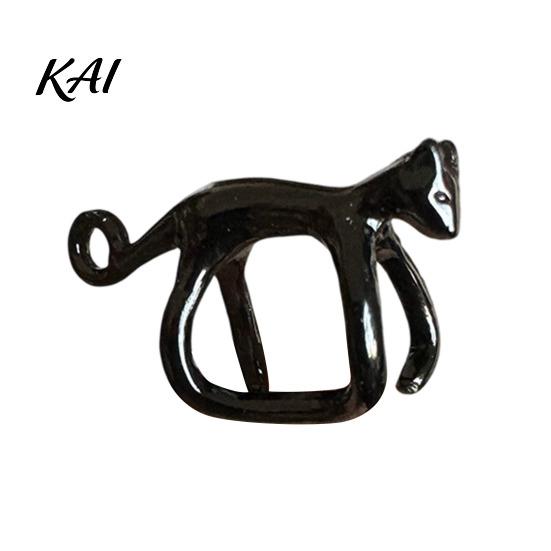 Dainty Ear Accessory 1 Pc Cute Cat Cuff Earring for Women, Funny Kitten Fashionable Decor Animal Cartilage Wrap Around Earring, Non Piercing