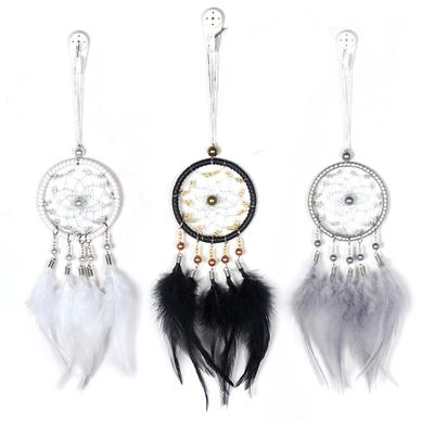 Gargen Decor Handmade Crafts Feathers Wind Chimes Car Interior Rearview Pendant Dream Catchers