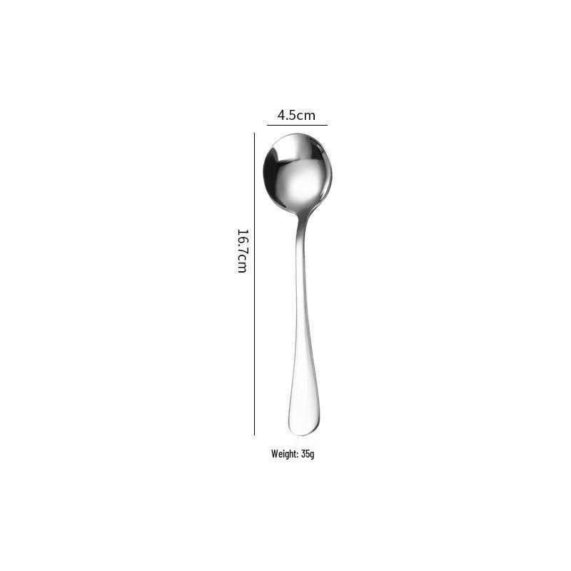 1010 Series Stainless Steel Tableware: Hotel Spoon, Steak Knife, Fork, Dessert Spoon, Coffee Spoon, Fruit Fork, Cake Spatula