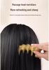 Green Sandalwood Coarse Teeth Massage Comb for Relaxing Scalp Care & Daily Use