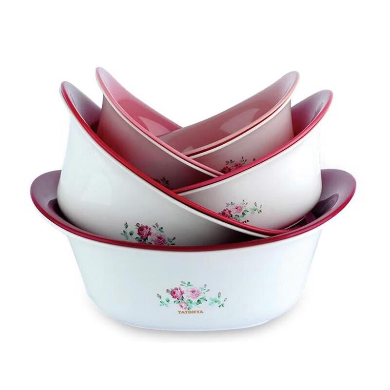 TAYOHYA Garden Rose 10-Piece Fruit Bowl Set