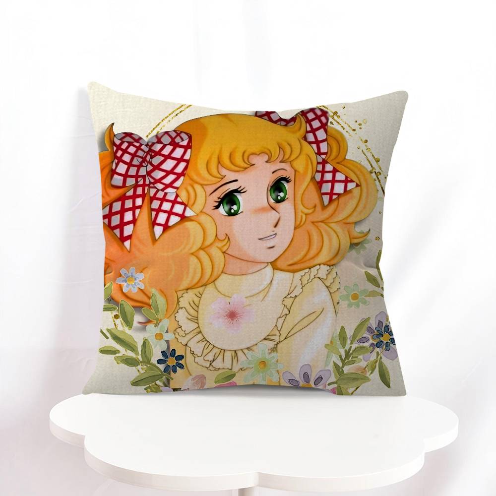 Manga Candy Cartoon Cushion Cover Pillow Cover Decor Pillowcase Printed Cushion Case For Couch
