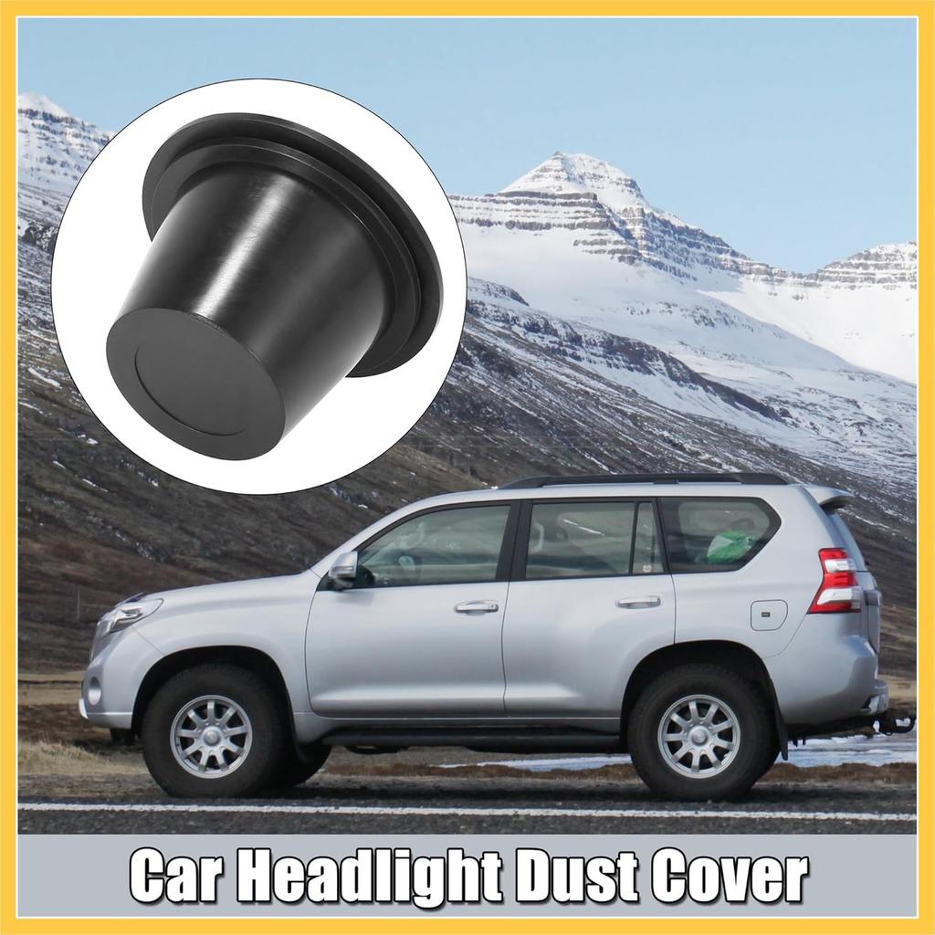2pcs 55mm Car Rubber Housing Seal Caps Headlight Dust Cover Waterproof Dustproof Caps Auto Replacement Parts