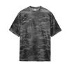 Muscleguys Camouflage Running T-shirts Mens Oversized Half Sleeve Dropped Shoulder Loose Fitness T Shirt Summer Gym Bodybuilding Tops Tees