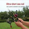 Portable Sea Fishing Rod Set: Mini Travel Fishing Gear Kit