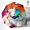 1pc Automagic Opening Umbrella with Pop Art Design featuring Gumi - Portable 3-Fold Design, 8-Rib Iron Frame Outdoor Umbrella for Fans, Travelers