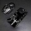 G-Gothic Cyber Sigil Kříž Pouzdro na telefon Pro iPhone17,16,15,14,13,12,11 Plus,Pro Max Barevný Stříbrný Pokovený Vnitřní Kryt