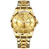 Seiko Men's Quartz Business Watch Calendar Round Face 42mm Stainless Steel Gold Gold