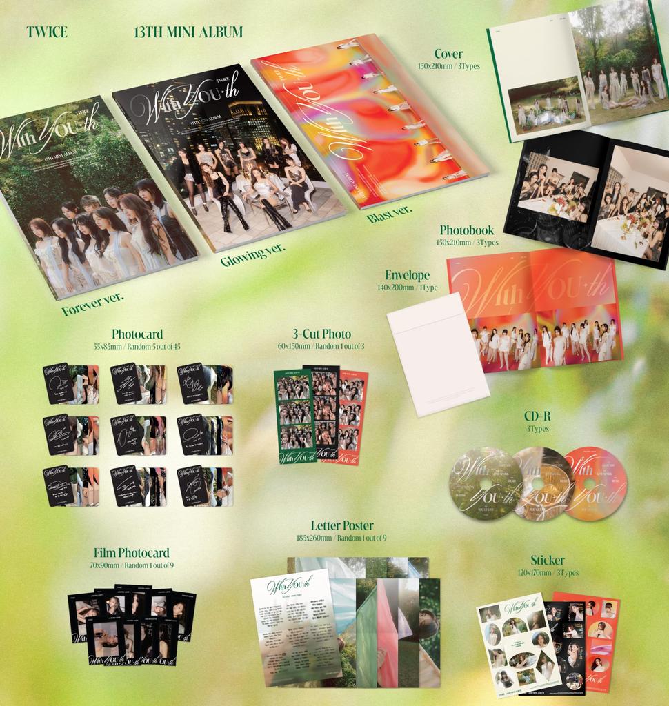 TWICE 13th Mini Album 'With YOU-th' (Korean Version)