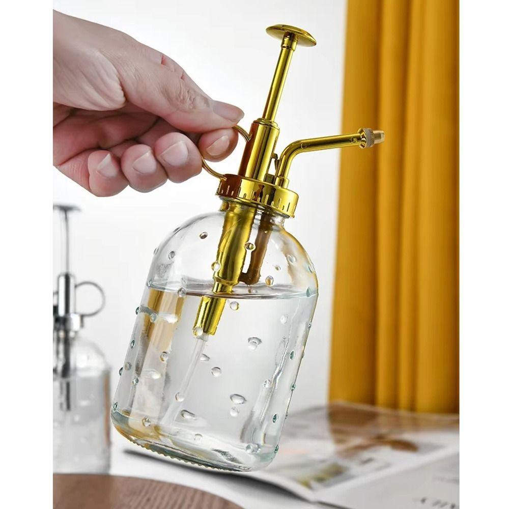 Rain Drop Garden Watering Can Push-type Plant Sprinkler Kettle Clear Flower Sprayer  Outdoor