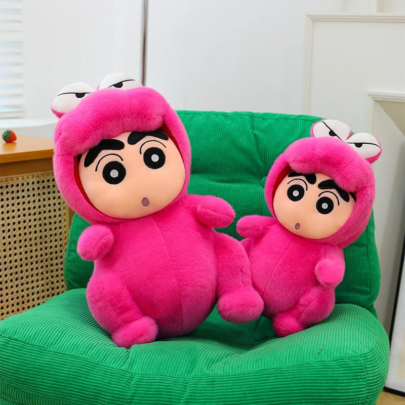 Crayon Shinchan Plush Crocodile Backpack With Soft Short Plush For Kids Birthday Gift