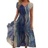 Elegant Long Evening Bridesmaid Dress European Chiffon Lace Hollow Design