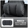 Nappa Leather Car Headrest Lumbar Support Cushion Memory Foam Pillow for Long Driving Auto Back Support Sedentary Relief