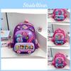 Entzückender Cartoon-Nylon-Kinderrucksack Niedliche geschlechtsneutrale Outdoor-Eierschalen-Tasche