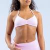 Reggiseno Sportivo Senza Ferretto in Nylon Opaco Altamente Elastico ad Asciugatura Rapida per Corsa, Fitness e Yoga