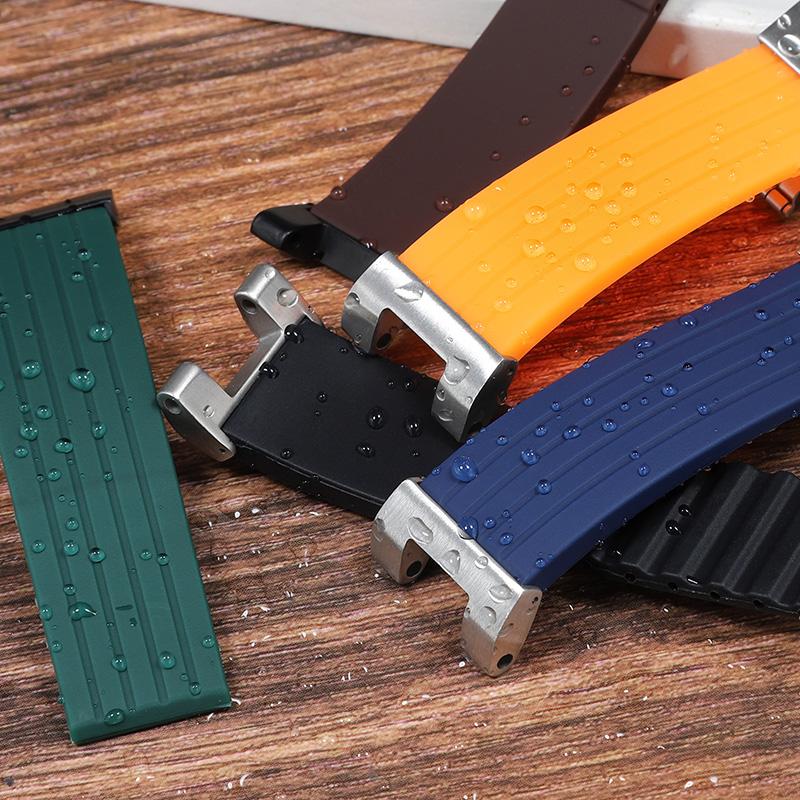 For Casio Gst-b100 Watch Strap Silicone Men GST-W300 210 400G S130 S310 S330 B100 Band Metal Adapter Modified Rubber Watchband