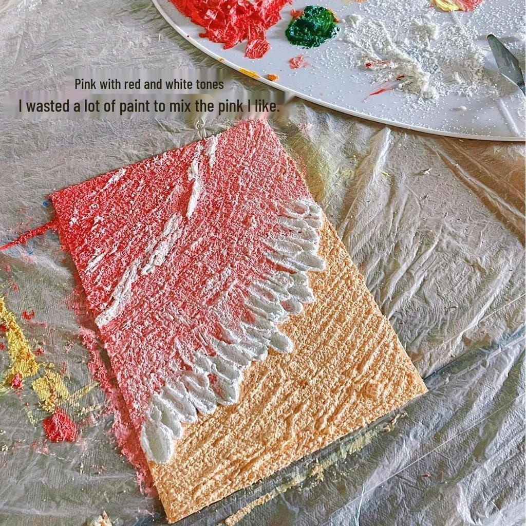 DIY Kindergarten Photo Frame Night Light - Handmade Texture Painting Gift