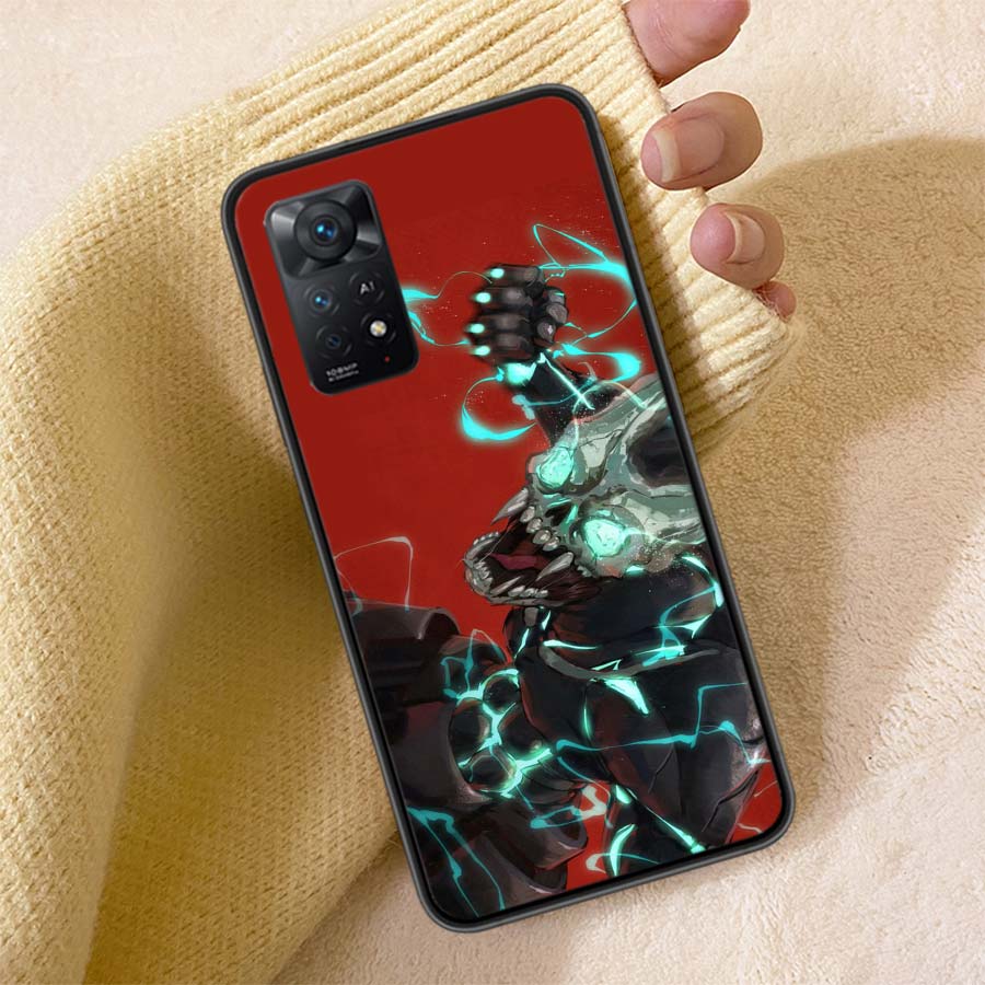 Kaiju No. 8 Anime Phone Case For Redmi Note 13 14 15 Pro Plus 12 13C 12C 15C 9 10 10C 9T 9C 9A TPU Soft Cover Clear Cell Cases S