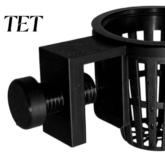 Fish Tank Decoration Aquarium Plant Holder, Top Hanging Basket Planter with Screw Clamp for Anubias, Aquatic Plants Holder