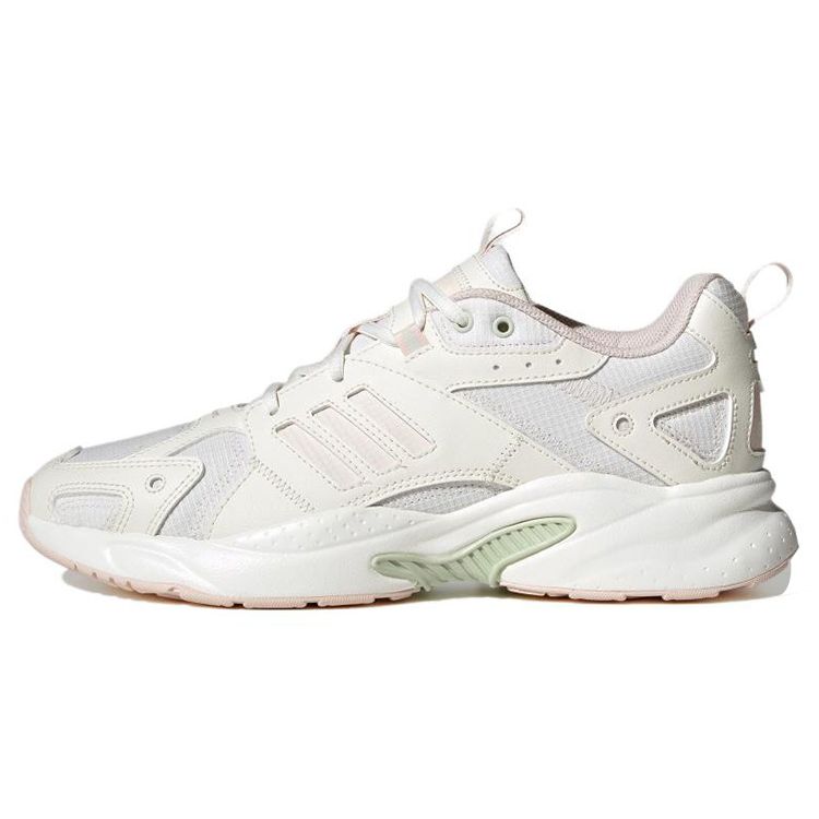 Adidas Neo JZ Runner Comfortable Versatile Non-Slip Wear-Resistant Lightweight Low-Top Casual Shoes Unisex Casual Shoes Pink White IE5547