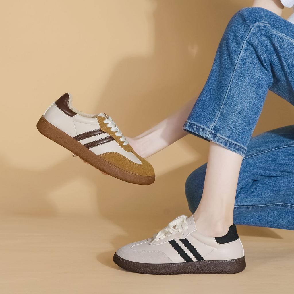 Grape Mom 2025 autumn new fashion casual moral training shoes thick sole comfortable soft sole not tired foot Forrest Gump casual shoes