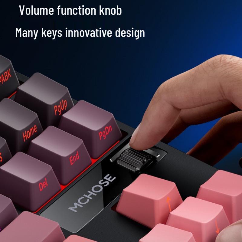 High-Performance Custom Mechanical Gaming Keyboard with Gasket Structure, Designed for Students