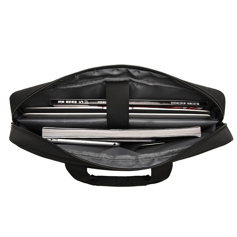 Tote Bag Large Capacity Briefcase Double-layer Computer Bag Men and Women Business Office A4 File Bag