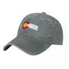 Basic traditional Colorado state flag Baseball Cap New Hat Designer Hat Beach Bag Golf Cap Hats For Women Unisexs