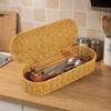 Plastic Oval Handwoven Basket Large Capacity Sundries Storage Box  Home Use