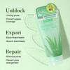 Aloe Vera Exfoliating Gel, Facial Blackhead and Pore Cleansing Gel, Gentle and Soothing Gel.