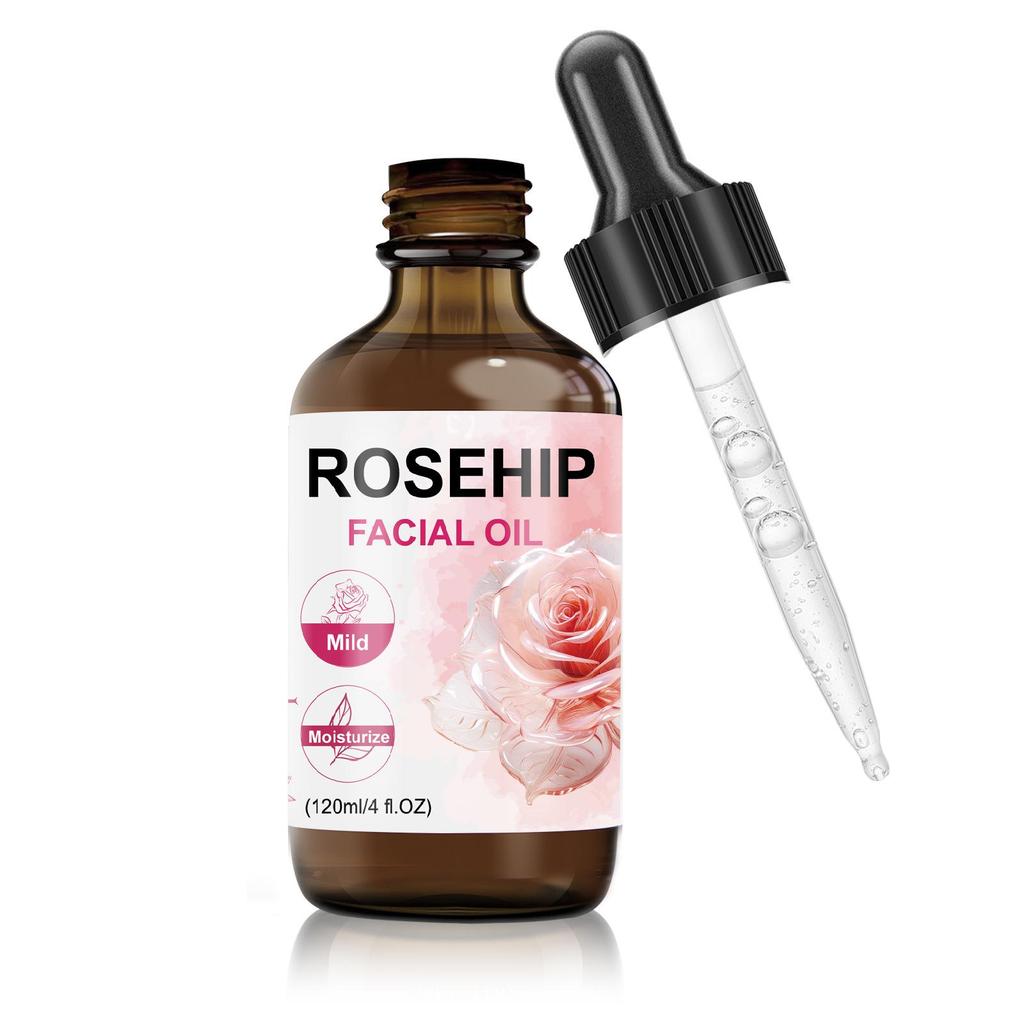 Cross-Border Natural Rose Essential Oil - Facial, Hair & Nail Moisturizer 