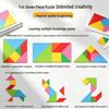 Extra Large Smart Tangram Set for Primary School - Geometric Shapes, Educational Assembly & Thinking Training Aids