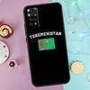 Turkmenistan Flag Case For Xiaomi Redmi Note 9 10 11 12 13 14 Pro 9S 10S 11S 12S Redmi 14C 10C 12C 13C Cover
