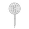 USB Rechargeable Foldable Mosquito Killer Lamp with Swatter & Rotating Wall Mount