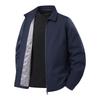 Spring and Autumn Men's Casual Lapel Zipper Jacket - Middle-aged Outerwear