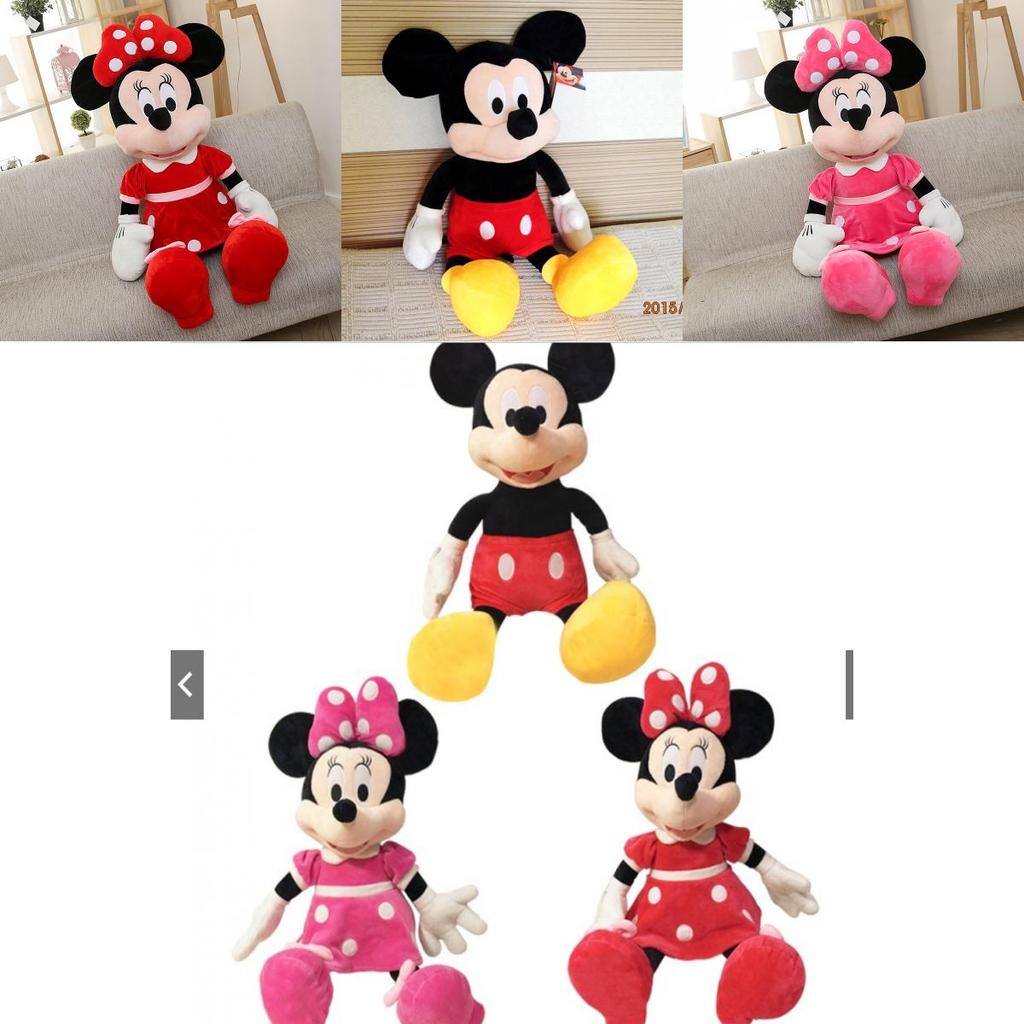 Versatile Mickey Or Minnie Mouse Plush Toy Doll Crafted With Soft Comfortable Materials For All Ages