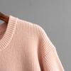 Knitted Round Neck Sweater For Autumn And Winter Simple And Loose Base Top Sweater